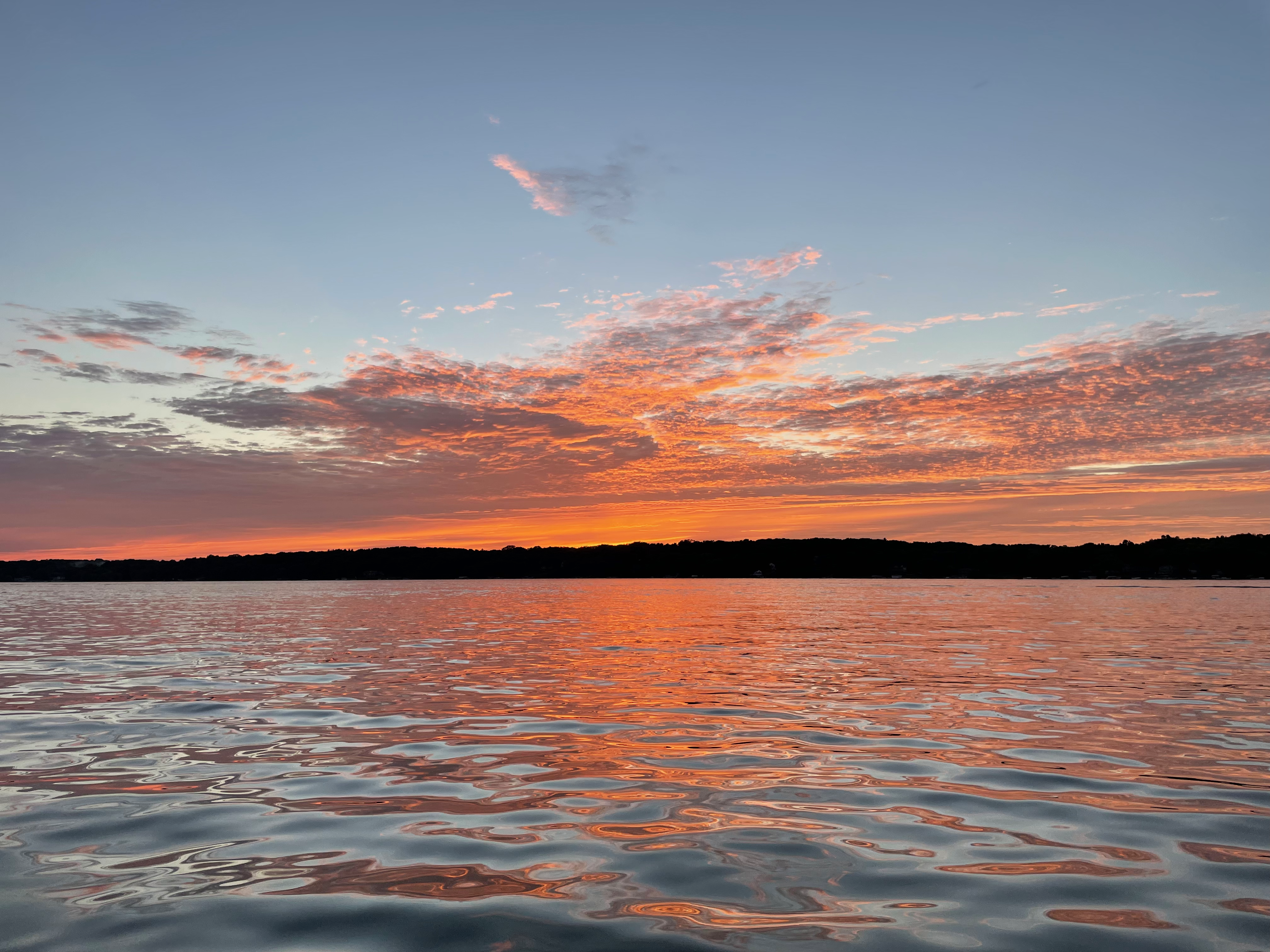 Delavan Lake Sunset Picture