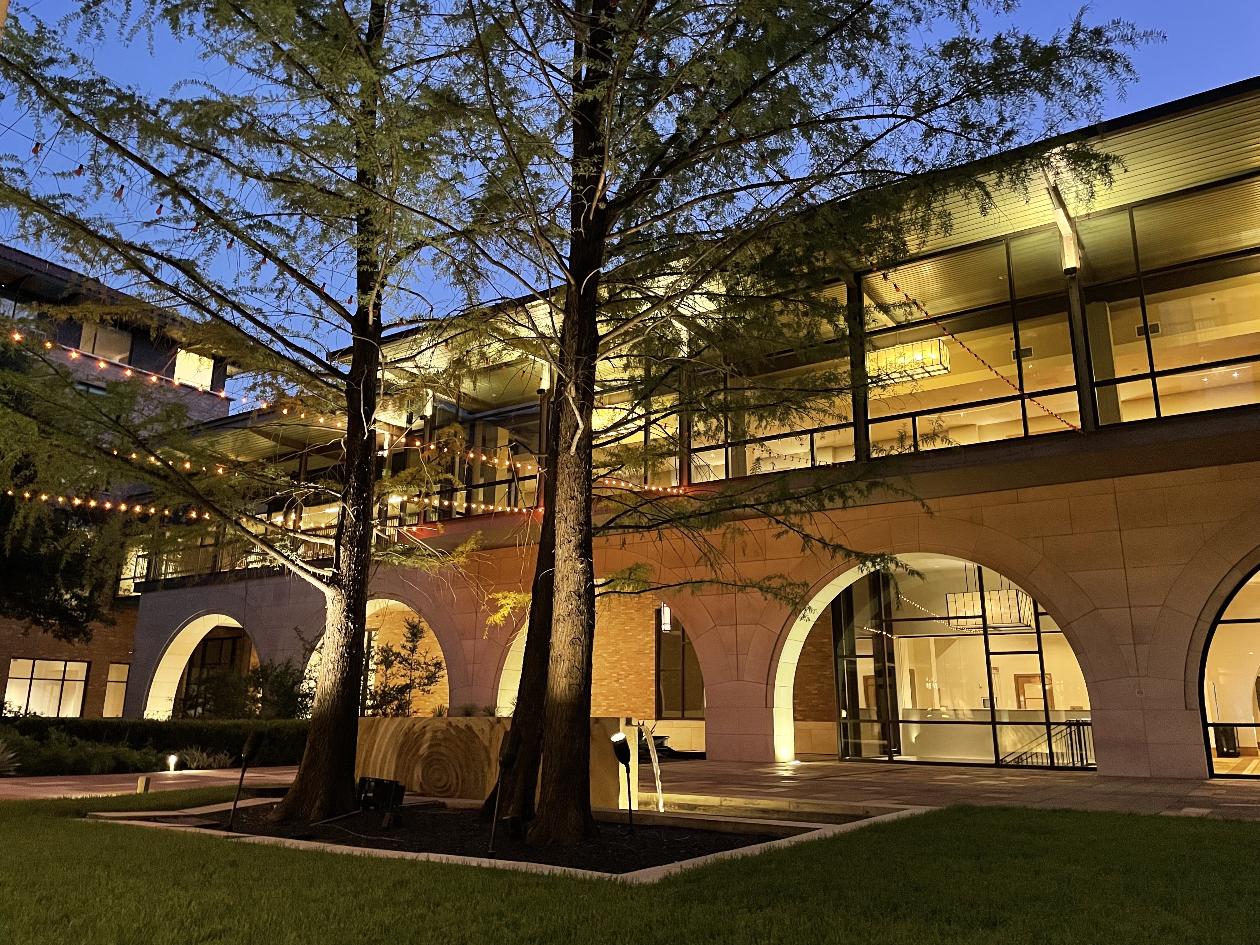 ATT conference hotel at night